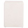 ΤΡΑΠΕΖΙ ΣΑΛΟΝΙΟΥ ΣΕΙΡΑ SANTORINI HM18070 MDF ΣΕ ΥΠΟΛΕΥΚΟ ΧΡΩΜΑ 48x38x48,5Υεκ.