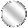 ΚΑΘΡΕΠΤΗΣ ΤΟΙΧΟΥ ΣΤΡΟΓΓΥΛΟΣ ROUNDER HM4503.01 ΑΛΟΥΜΙΝΙΟ ΣΕ ΜΑΥΡΟ-ΦΩΤΙΣΜΟΣ LED Φ80εκ.