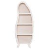 ΡΑΦΙΕΡΑ ΣΕΙΡΑ SANTORINI HM18067 MDF ΣΕ ΥΠΟΛΕΥΚΟ ΧΡΩΜΑ 80x38x196Υεκ.