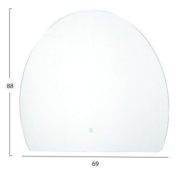 ΚΑΘΡΕΠΤΗΣ TOIXOY ΣΕΙΡΑ TORCH HM4491 ΧΩΡΙΣ ΠΛΑΙΣΙΟ-LED ΟΠΙΣΘΙΟΣ ΦΩΤΙΣΜΟΣ 88x69Υεκ.