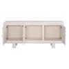 ΜΠΟΥΦΕΣ ΣΕΙΡΑ SANTORINI HM18068 MDF ΣΕ ΥΠΟΛΕΥΚΟ ΧΡΩΜΑ-3 ΠΟΡΤΕΣ 140x38x64Υεκ.