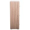 ΝΤΟΥΛΑΠΙ ΜΕ 3 ΑΠΟΘ. ΧΩΡΟΥΣ SORIANO HM9939.11 SONAMA OAK ΜΕΛΑΜΙΝΗ 40x39x119Υεκ.