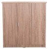 ΝΤΟΥΛΑΠΑ 3ΦΥΛΛΗ ΜΕ ΡΑΦΙΑ FUENTO HM2482.01 SONAMA OAK ΜΕΛΑΜΙΝΗ 120-116x40x123,5Υεκ.