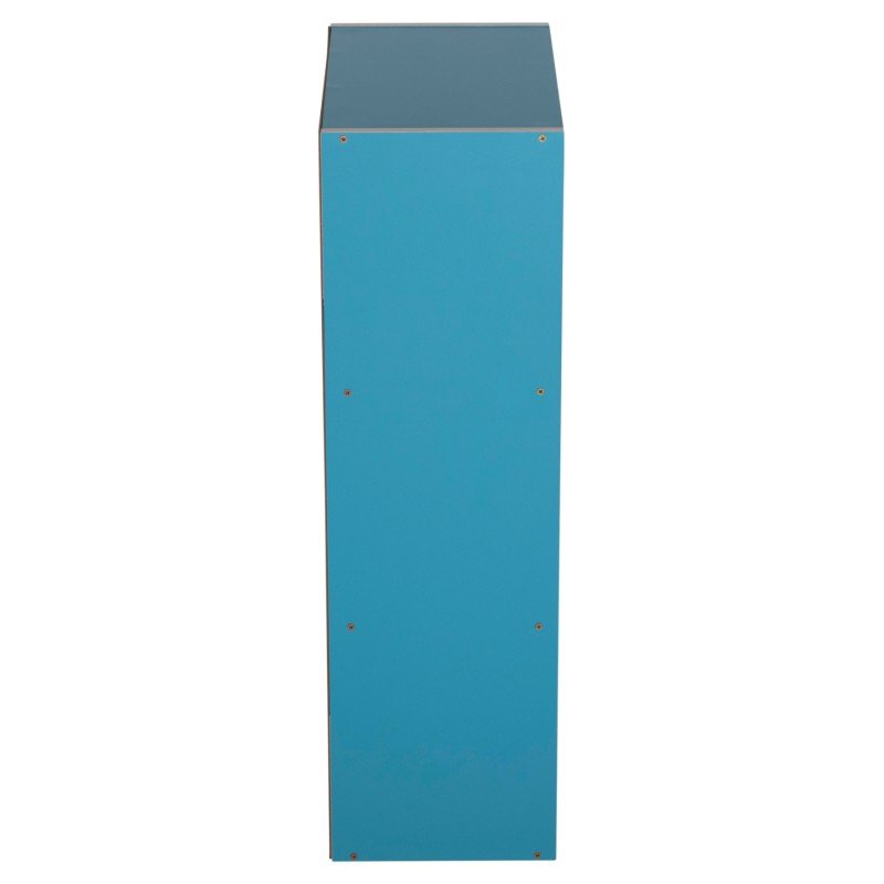 ΡΑΦΙΕΡΑ ΤΟΙΧΟΥ CUBICON HM9941.05 ΜΠΛΕ-ΛΕΥΚΗ ΜΕΛΑΜΙΝΗ 38,5x23,5x80Υεκ.