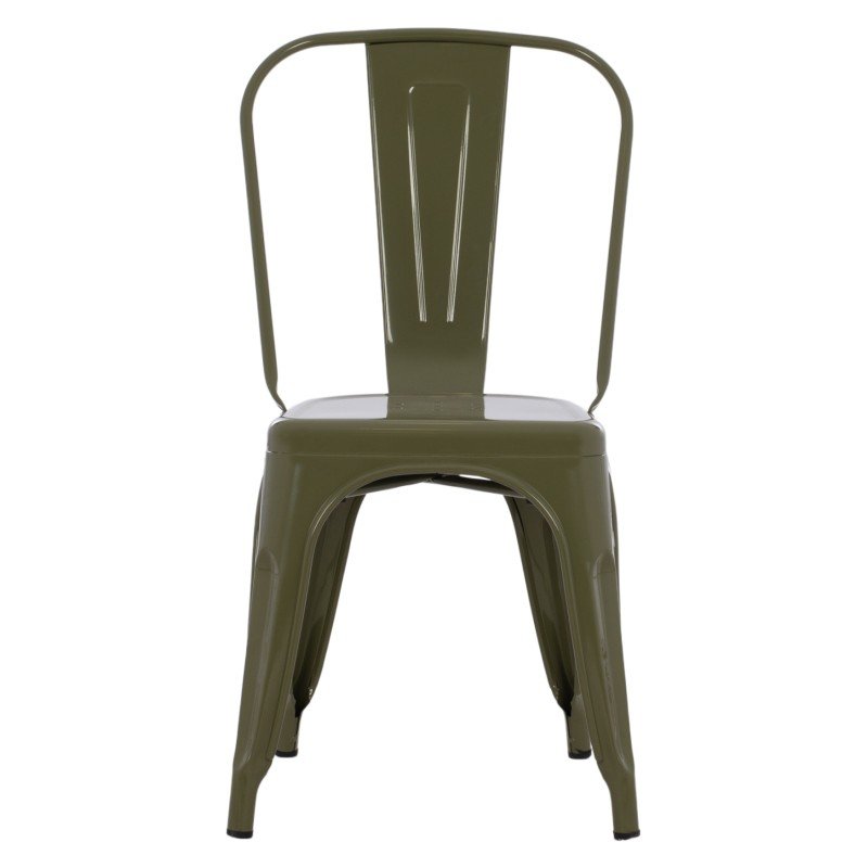 ΚΑΡΕΚΛΑ ΜΕΤΑΛΛΙΚΗ MELITA-PRO HM8641.43 ΣΕ DARK OLIVE GREEN 44x47x84.5Υεκ.