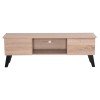 ΕΠΙΠΛΟ ΤΗΛΕΟΡΑΣΗΣ IREN HM2481.01 ΜΕΛΑΜΙΝΗ ΣΕ SONAMA OAK-ΜΑΥΡΟ 120x32,5-34x41Yεκ.