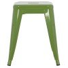 ΣΚΑΜΠΟ ΜΕΤΑΛΛΙΚΟ MELITA HM0096.53 ΣΕ LIGHT OLIVE GREEN ΧΡΩΜΑ 37x37x45Υεκ.