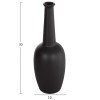 ΕΠΙΤΡΑΠΕΖΙΟ ΚΕΡΑΜΙΚΟ ΔΙΑΚΟΣΜΗΤΙΚΟ ELENDIL HM4592.02 ΜΑΥΡΟ ΜΑΤ Φ10x30Υεκ