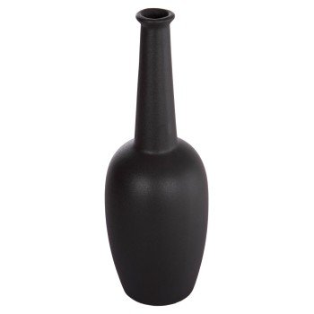 ΕΠΙΤΡΑΠΕΖΙΟ ΚΕΡΑΜΙΚΟ ΔΙΑΚΟΣΜΗΤΙΚΟ ELENDIL HM4592.02 ΜΑΥΡΟ ΜΑΤ Φ10x30Υεκ