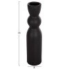 ΕΠΙΤΡΑΠΕΖΙΟ ΚΕΡΑΜΙΚΟ ΔΙΑΚΟΣΜΗΤΙΚΟ SCEPTER HM4614.02 ΜΑΥΡΟ ΜΑΤ Φ8x35Υ εκ.