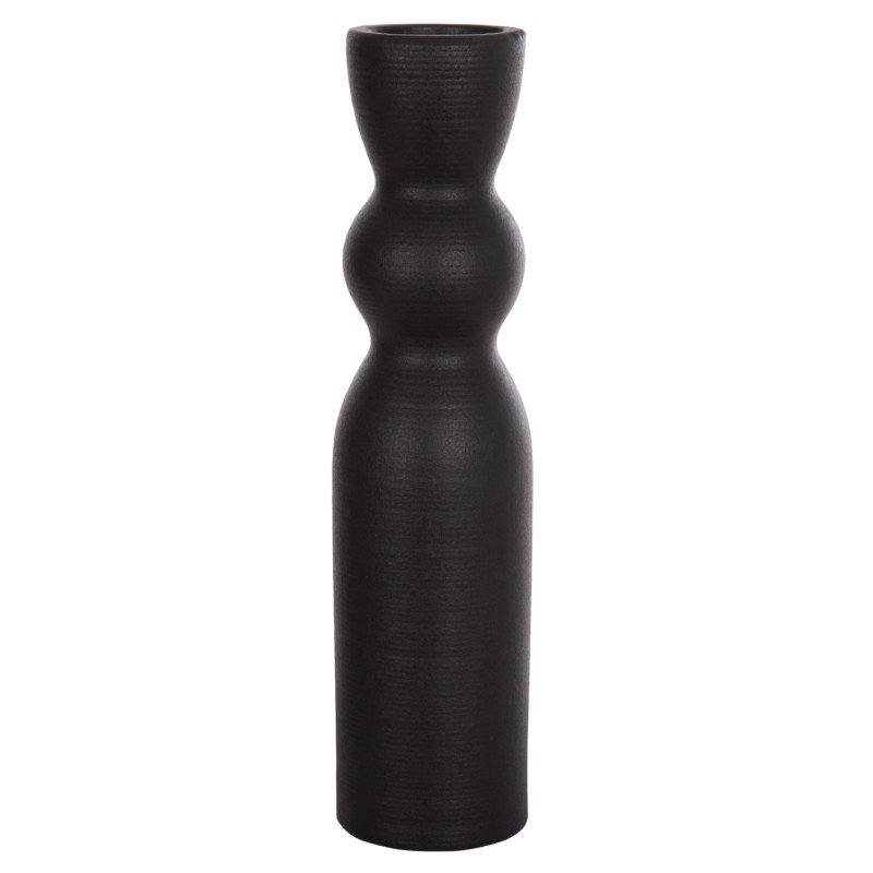 ΕΠΙΤΡΑΠΕΖΙΟ ΚΕΡΑΜΙΚΟ ΔΙΑΚΟΣΜΗΤΙΚΟ SCEPTER HM4614.02 ΜΑΥΡΟ ΜΑΤ Φ8x35Υ εκ.