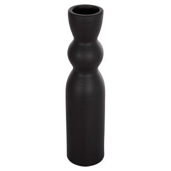 ΕΠΙΤΡΑΠΕΖΙΟ ΚΕΡΑΜΙΚΟ ΔΙΑΚΟΣΜΗΤΙΚΟ SCEPTER HM4614.02 ΜΑΥΡΟ ΜΑΤ Φ8x35Υ εκ.