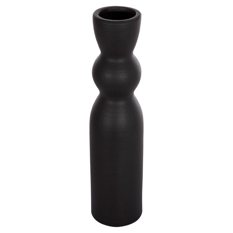 ΕΠΙΤΡΑΠΕΖΙΟ ΚΕΡΑΜΙΚΟ ΔΙΑΚΟΣΜΗΤΙΚΟ SCEPTER HM4614.02 ΜΑΥΡΟ ΜΑΤ Φ8x35Υ εκ.