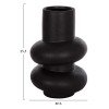 ΕΠΙΤΡΑΠΕΖΙΟ ΚΕΡΑΜΙΚΟ ΔΙΑΚΟΣΜΗΤΙΚΟ ROOK HM4627.02 ΜΑΥΡΟ ΜΑΤ Φ16x25,5Υεκ
