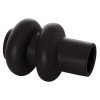 ΕΠΙΤΡΑΠΕΖΙΟ ΚΕΡΑΜΙΚΟ ΔΙΑΚΟΣΜΗΤΙΚΟ ROOK HM4627.02 ΜΑΥΡΟ ΜΑΤ Φ16x25,5Υεκ