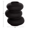 ΕΠΙΤΡΑΠΕΖΙΟ ΚΕΡΑΜΙΚΟ ΔΙΑΚΟΣΜΗΤΙΚΟ ROOK HM4628.02 ΜΑΥΡΟ ΜΑΤ Φ14x19Υεκ