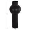 ΕΠΙΤΡΑΠΕΖΙΟ ΚΕΡΑΜΙΚΟ ΔΙΑΚΟΣΜΗΤΙΚΟ SCEPTER HM4604.02 ΜΑΥΡΟ ΜΑΤ Φ17x39Υεκ