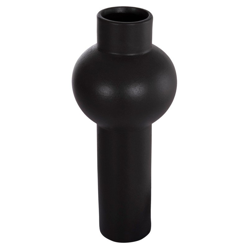 ΕΠΙΤΡΑΠΕΖΙΟ ΚΕΡΑΜΙΚΟ ΔΙΑΚΟΣΜΗΤΙΚΟ SCEPTER HM4604.02 ΜΑΥΡΟ ΜΑΤ Φ17x39Υεκ