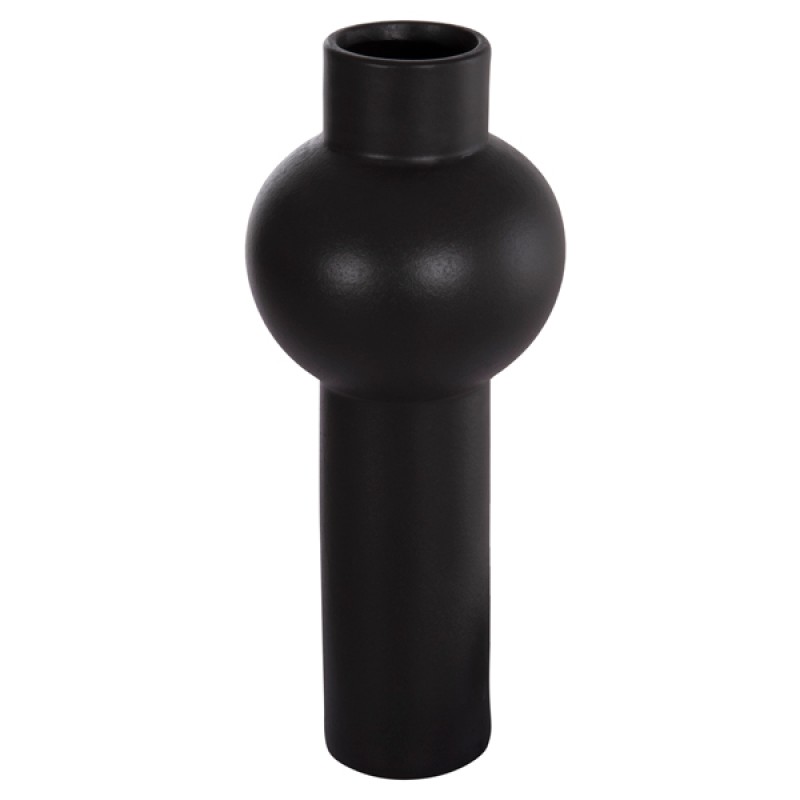 ΕΠΙΤΡΑΠΕΖΙΟ ΚΕΡΑΜΙΚΟ ΔΙΑΚΟΣΜΗΤΙΚΟ SCEPTER HM4604.02 ΜΑΥΡΟ ΜΑΤ Φ17x39Υεκ