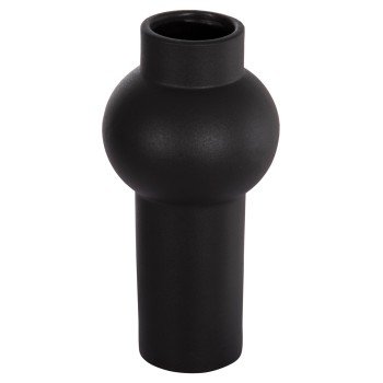 ΕΠΙΤΡΑΠΕΖΙΟ ΚΕΡΑΜΙΚΟ ΔΙΑΚΟΣΜΗΤΙΚΟ SCEPTER HM4605.02 ΜΑΥΡΟ ΜΑΤ Φ15x30Υ εκ.