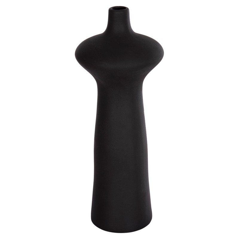 ΕΠΙΤΡΑΠΕΖΙΟ ΚΕΡΑΜΙΚΟ ΔΙΑΚΟΣΜΗΤΙΚΟ SCEPTER HM4636.02 ΜΑΥΡΟ ΜΑΤ Φ18x49Υεκ