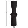 ΕΠΙΤΡΑΠΕΖΙΟ ΚΕΡΑΜΙΚΟ ΔΙΑΚΟΣΜΗΤΙΚΟ SCEPTER HM4637.02 ΜΑΥΡΟ ΜΑΤ Φ14x50Υεκ
