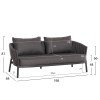 ΣΕΤ ΣΑΛΟΝΙ ΕΞ.ΧΩΡΟΥ 5ΤΜΧ SHANKS HM6206.01 ΓΚΡΙ ΑΛΟΥΜΙΝΙΟ-OLEFIN-3D PRINT ΓΥΑΛΙ