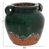 ΔΙΑΚΟΣΜΗΤΙΚΟ ΒΑΖΟ HM4380 ΤΕΡΑΚΟΤΑ ΣΕ ANTIQUE ΠΡΑΣΙΝΗ ΑΠΟΧΡΩΣΗ Φ26Χ26Yεκ.