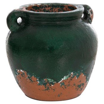 ΔΙΑΚΟΣΜΗΤΙΚΟ ΒΑΖΟ HM4380 ΤΕΡΑΚΟΤΑ ΣΕ ANTIQUE ΠΡΑΣΙΝΗ ΑΠΟΧΡΩΣΗ Φ26Χ26Yεκ.