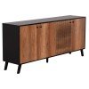 ΜΠΟΥΦΕΣ ΜΕΛΑΜΙΝΗΣ KRUDEN HM9446.11 ΜΑΥΡΟ-ΦΥΣΙΚΟ 180x40x78.6Υεκ.