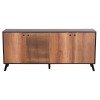 ΜΠΟΥΦΕΣ ΜΕΛΑΜΙΝΗΣ KRUDEN HM9446.11 ΜΑΥΡΟ-ΦΥΣΙΚΟ 180x40x78.6Υεκ.