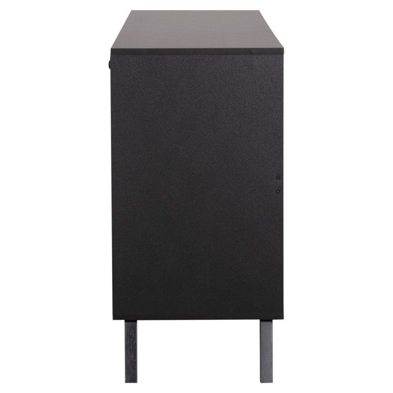 ΜΠΟΥΦΕΣ ΜΕΛΑΜΙΝΗΣ KRUDEN HM9446.11 ΜΑΥΡΟ-ΦΥΣΙΚΟ 180x40x78.6Υεκ.