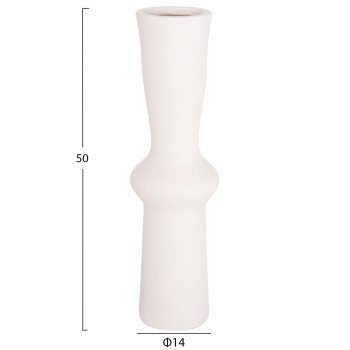 ΕΠΙΤΡΑΠΕΖΙΟ ΚΕΡΑΜΙΚΟ ΔΙΑΚΟΣΜΗΤΙΚΟ SCEPTER HM4637.01 ΚΡΥΣΤΑΛΛΙΚΟ ΥΠΟΛΕΥΚΟ Φ14x50Υεκ