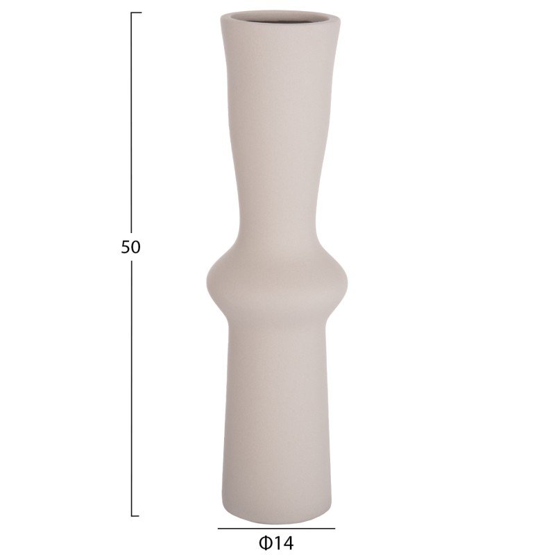 ΕΠΙΤΡΑΠΕΖΙΟ ΚΕΡΑΜΙΚΟ ΔΙΑΚΟΣΜΗΤΙΚΟ SCEPTER HM4637.03 ΓΚΡΙ ΜΑΤ Φ14x50Υεκ