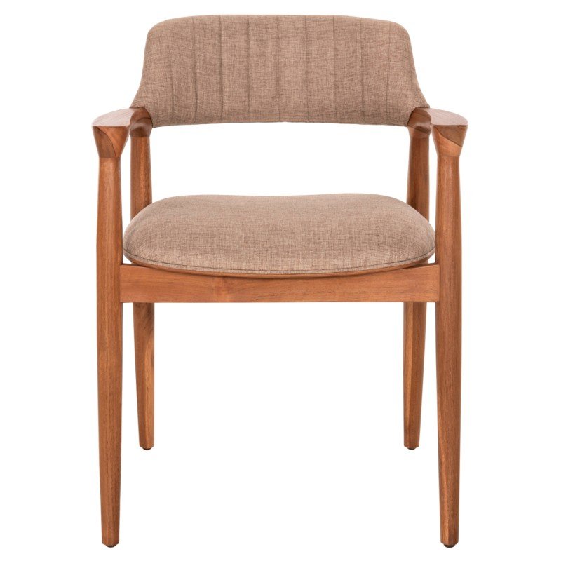 ΠΟΛΥΘΡΟΝΑ JAMES HM18259 TEAK WOOD ΜΕ ΣΑΜΠΑΝΙ ΥΦΑΣΜΑ 57x52x76Υεκ.