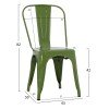 ΚΑΡΕΚΛΑ ΜΕΤΑΛΛΙΚΗ MELITA-PRO HM8641.53 LIGHT OLIVE GREEN 44x47x84.5Υεκ.