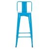 ΣΚΑΜΠΟ BAR-PRO ME ΠΛΑΤΗ ΜΕΤΑΛΛΙΚΟ MELITA HM8643.48 ΜΠΛΕ 42x42x100Υεκ.