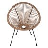 ΣΕΤ ΕΞΩΤΕΡΙΚΟΥ ΧΩΡΟΥ 3ΤΜΧ ACAPULCO HM21100 TWISTED WICKER-ΜΕΤΑΛΛΟ