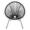 ΣΕΤ ΕΞΩΤΕΡΙΚΟΥ ΧΩΡΟΥ 3ΤΜΧ ACAPULCO HM21101 P.E.RATTAN-ΜΕΤΑΛΛΟ ΣΕ ΜΑΥΡΟ