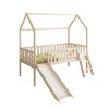 ΠΑΙΔΙΚΟ ΚΡΕΒΑΤΙ τ.MONTESSORI ΜΕ ΤΣΟΥΛΗΘΡΑ PHYLLIS HM701.01 ΞΥΛΟ ΠΕΥΚΟΥ ΦΥΣΙΚΟ ΓΙΑ 90x190εκ