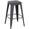 ΣΚΑΜΠΟ ΜΕΣΑΙΟΥ ΥΨΟΥΣ ΜΕΤΑΛΛΙΚΟ MELITA-PRO HM8573.50 ΓΚΡΙ 43x43x67Υεκ.
