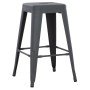 ΣΚΑΜΠΟ ΜΕΣΑΙΟΥ ΥΨΟΥΣ ΜΕΤΑΛΛΙΚΟ MELITA-PRO HM8573.50 ΓΚΡΙ 43x43x67Υεκ.