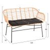 ΣΕΤ ΣΑΛΟΝΙ ΕΞΩΤΕΡΙΚΟΥ ΧΩΡΟΥ 4ΤΜΧ ALLEGRA HM21052 WICKER-ΜΕΤΑΛΛΟ