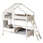 ΠΑΙΔΙΚH ΚΟΥΚΕΤΑ ΣΠΙΤΑΚΙ τ.MONTESSORI COMBO HM707.03 τ.MONTESSORI ΞΥΛΟ ΠΕΥΚΟΥ ΛΕΥΚΟ-90x190εκ