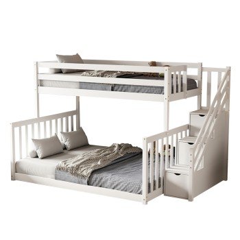 ΠΑΙΔΙΚH ΚΟΥΚΕΤΑ τ.MONTESSORI BEAMER HM711.03 ΞΥΛΟ ΠΕΥΚΟΥ ΣΕ ΛΕΥΚΟ-ΣΤΡΩΜΑΤΑ 90-140x190εκ