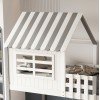 ΠΑΙΔΙΚΟ ΚΡΕΒΑΤΙ τ.MONTESSORI ΜΕ ΠΛΑΙΝΑ ΡΑΦΙΑ HOMI HM712 ΞΥΛΟ ΠΕΥΚΟΥ ΛΕΥΚΟ-ΓΚΡΙ-ΣΤΡΩΜΑ 90x190εκ