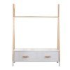 ΚΡΕΜΑΣΤΡΑ ΜΕ ΣΥΡΤΑΡΙΑ ΠΑΙΔΙΚH PASCHAL HM2491.03 ΜΕΛΑΜΙΝΗ-ΞΥΛΟ ΠΕΥΚΟΥ 80x40x130Υεκ