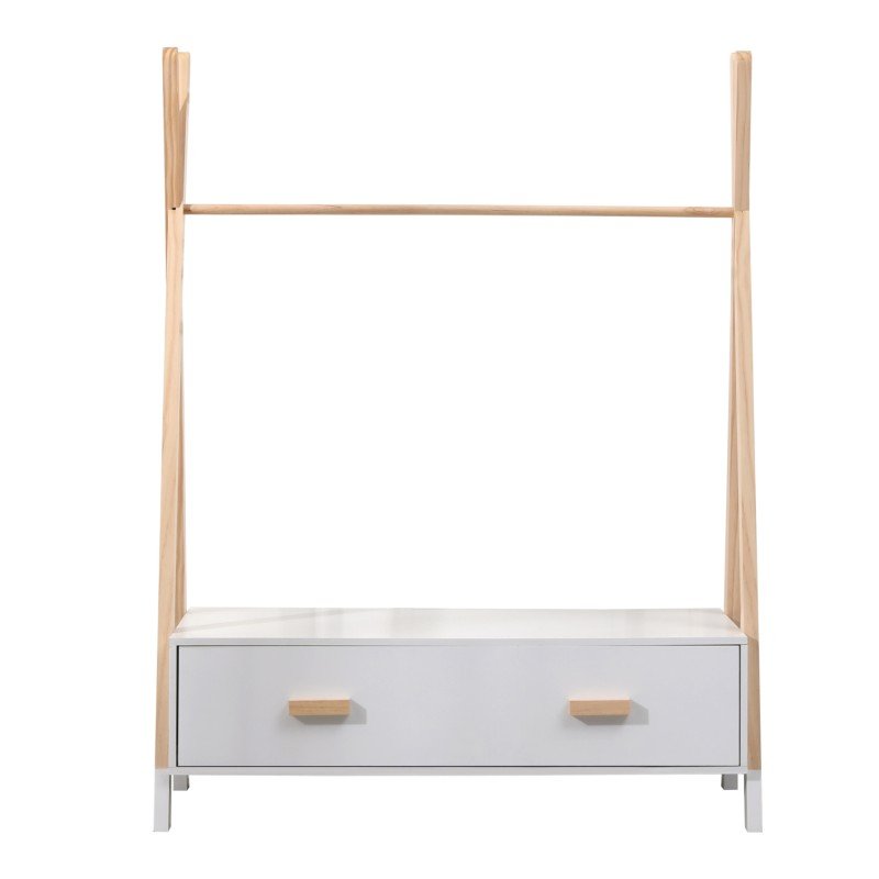ΚΡΕΜΑΣΤΡΑ ΜΕ ΣΥΡΤΑΡΙΑ ΠΑΙΔΙΚH PASCHAL HM2491.03 ΜΕΛΑΜΙΝΗ-ΞΥΛΟ ΠΕΥΚΟΥ 80x40x130Υεκ
