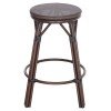 ΣΚΑΜΠΟ ΑΛΟΥΜΙΝΙΟΥ ΜΕΣ.ΥΨΟΥΣ CHINO HM6286.01 BAMBOO LOOK & TEXTILENE ΚΑΦΕ 43x43x65Υεκ