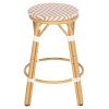 ΣΚΑΜΠΟ ΑΛΟΥΜΙΝΙΟΥ ΜΕΣ.ΥΨΟΥΣ CHINO HM6286.04 BAMBOO LOOK ΦΥΣΙΚΟ & TEXTILENE 43x43x65Υεκ